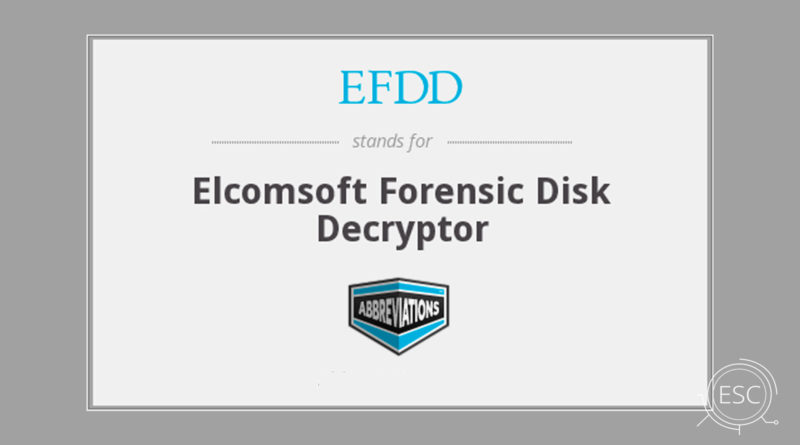 Forensic Disk Decryptor para Windows